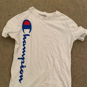 White champion tee